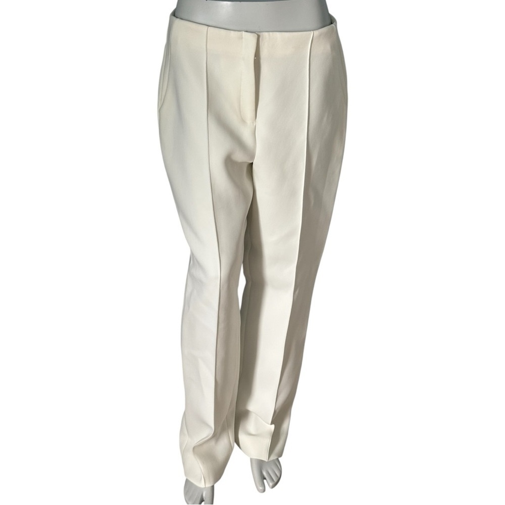 Diane von Furstenberg Ivory Tailored Dress Pants Size 8 NWOT